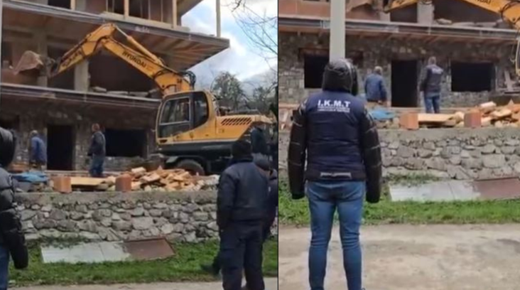 IKMT rikthehet në Theth, rrëzon edhe 35 ndërtime pa leje