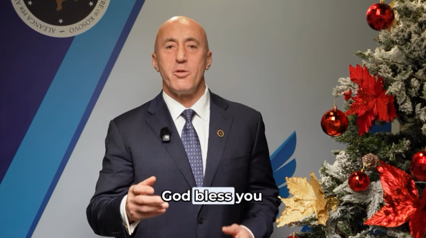 Haradinaj uron katolikët për Krishtlindje: paqe, shëndet dhe mirësi